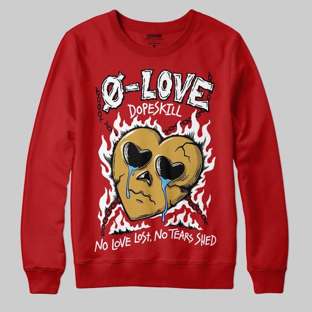 Brick By Brick 4s DopeSkill Sweatshirt Crying Heart Graphic
