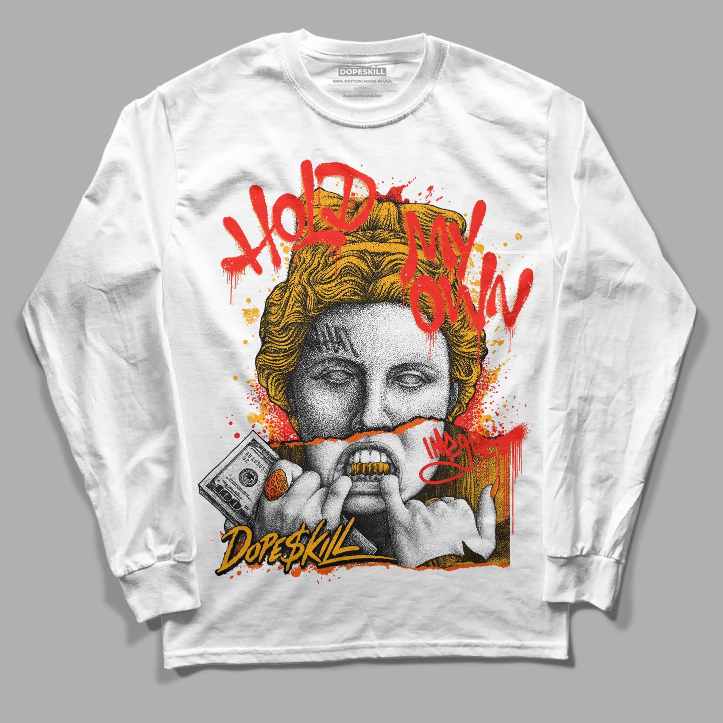Black Taxi 12s DopeSkill Long Sleeve T-Shirt Hold My Own Graphic