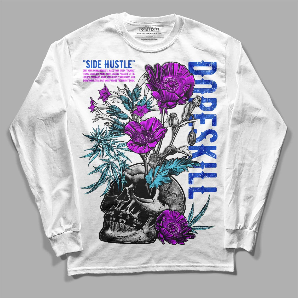 SB Dunk Argon DopeSkill Long Sleeve T-Shirt Side Hustle Graphic