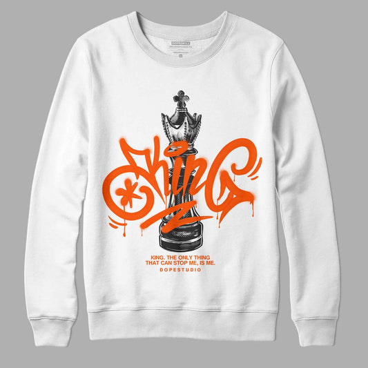 Orange Milk DopeSkill Sweatshirt King Chess Graphic