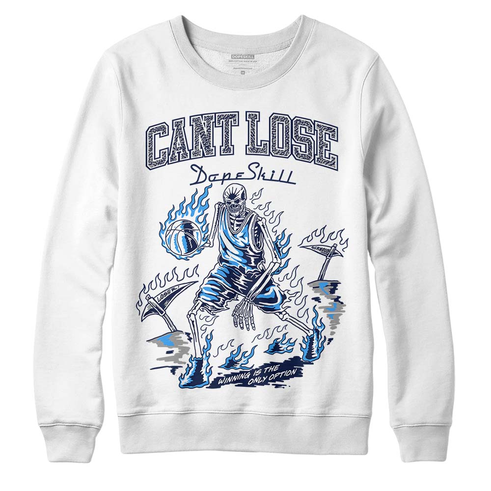 AJ Spizike White Obsidian DopeSkill Sweatshirt Cant Lose Graphic