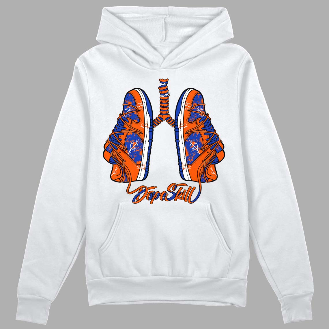 Dunk Low Futura Orange Blaze DopeSkill Hoodie Sweatshirt Breathe Graphic
