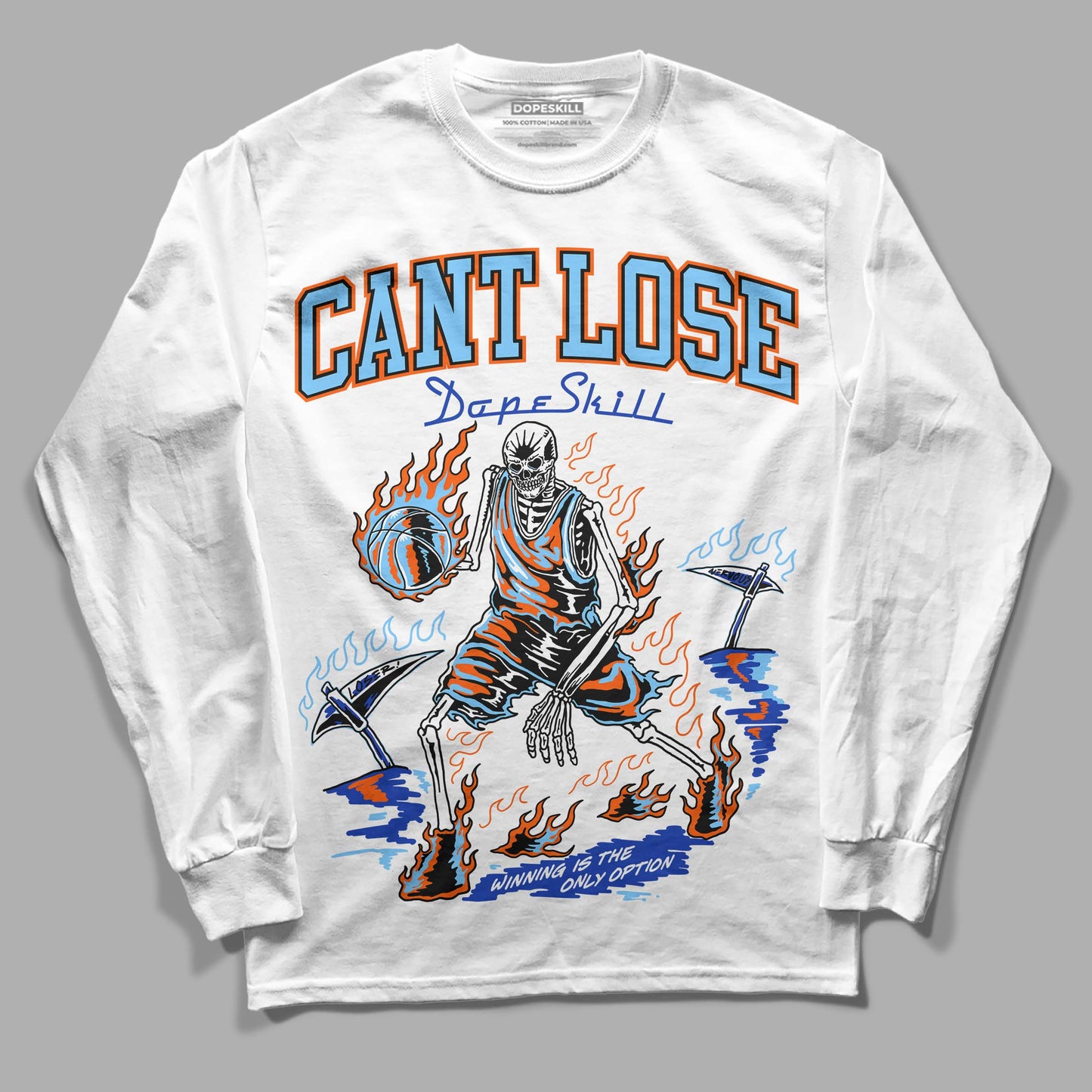 Dunk Low Futura University Blue DopeSkill Long Sleeve T-Shirt Cant Lose Graphic