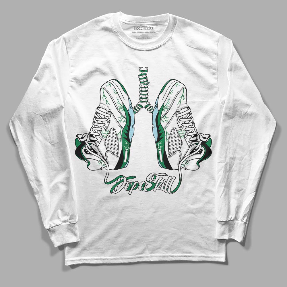Lucky Green 5s DopeSkill Long Sleeve T-Shirt Breathe Graphic