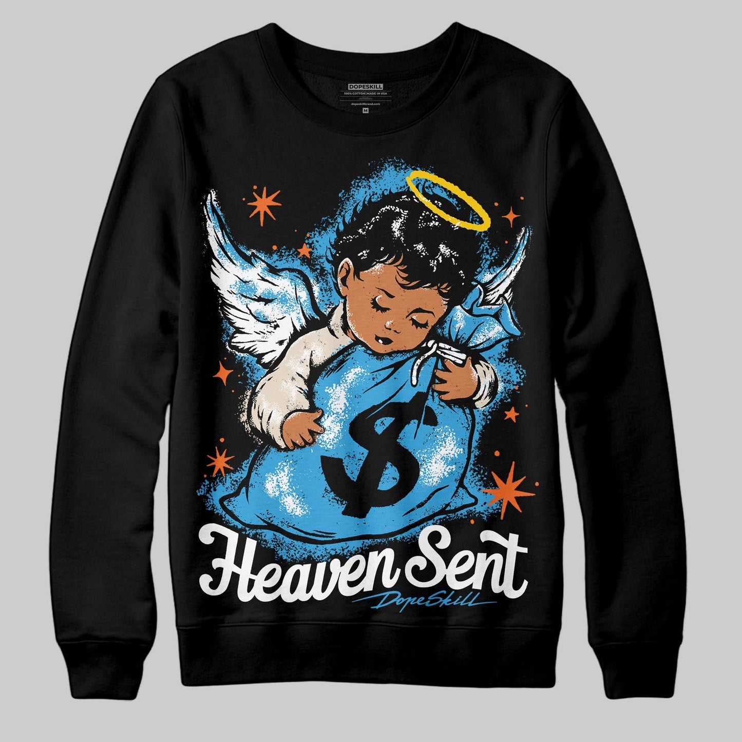 UNC Reimagined 1s DopeSkill Sweatshirt Heaven Sent Graphic