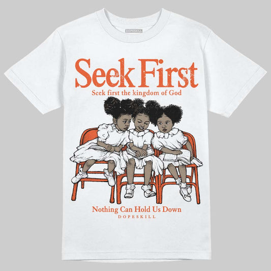 Orange Milk DopeSkill T-Shirt New Seek First Graphic