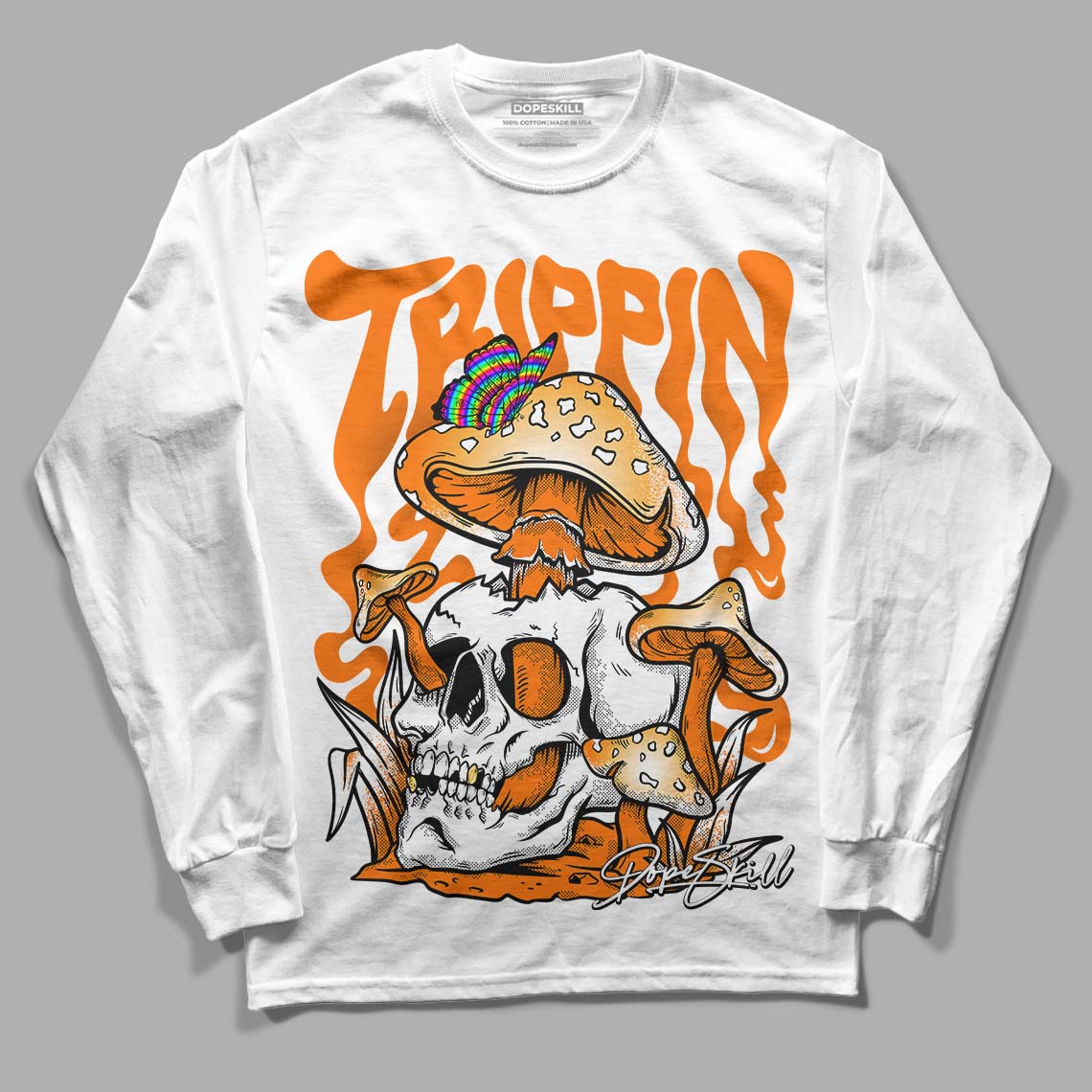Dunk Low Magma Orange DopeSkill Long Sleeve T-Shirt Trippin Graphic