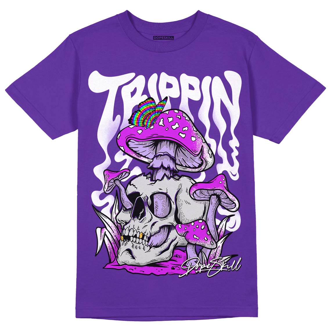 Court Purple 13s DopeSkill Purple T-shirt Trippin Graphic