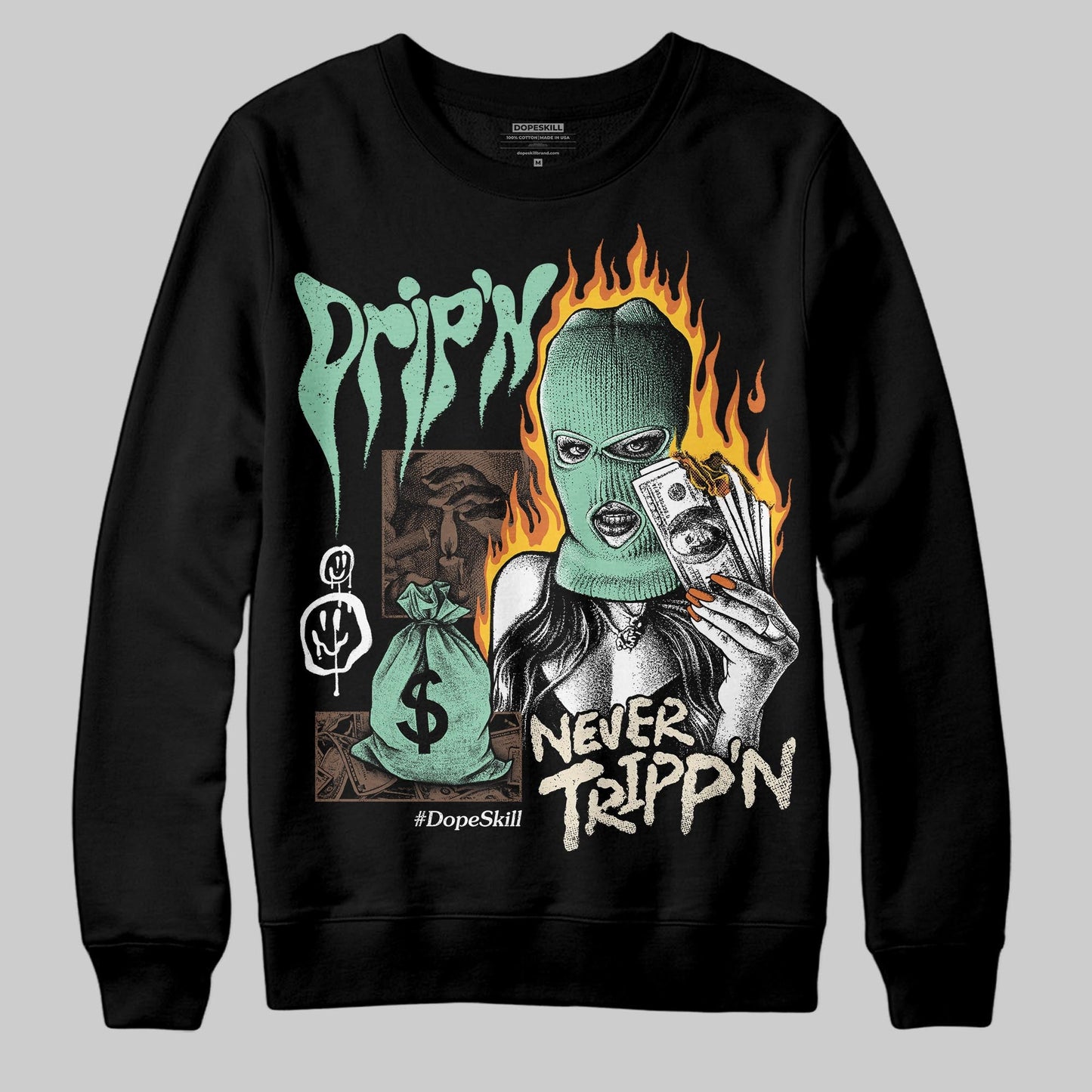 SB Dunk “Rodeo” DopeSkill Sweatshirt Drip'n Never Tripp'n Graphic