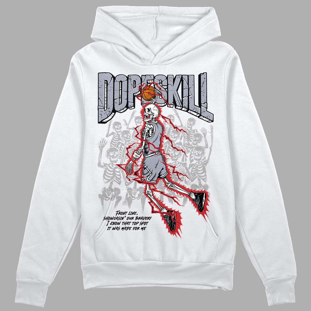 Bred Reimagined 4s DopeSkill Hoodie Sweatshirt Thunder Dunk Graphic