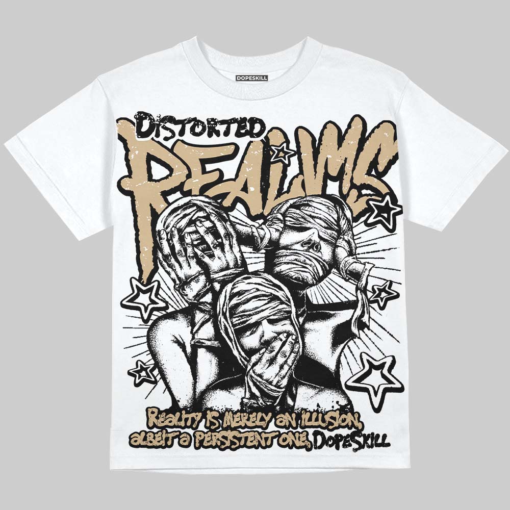 TAN Collection DopeSkill Oversize Print T-Shirt Distorted Realms Graphic
