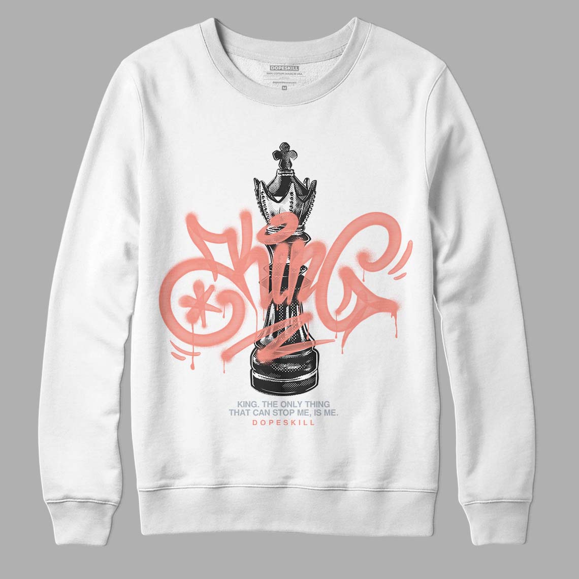 Crimson Bliss 5s DopeSkill Sweatshirt King Chess Graphic