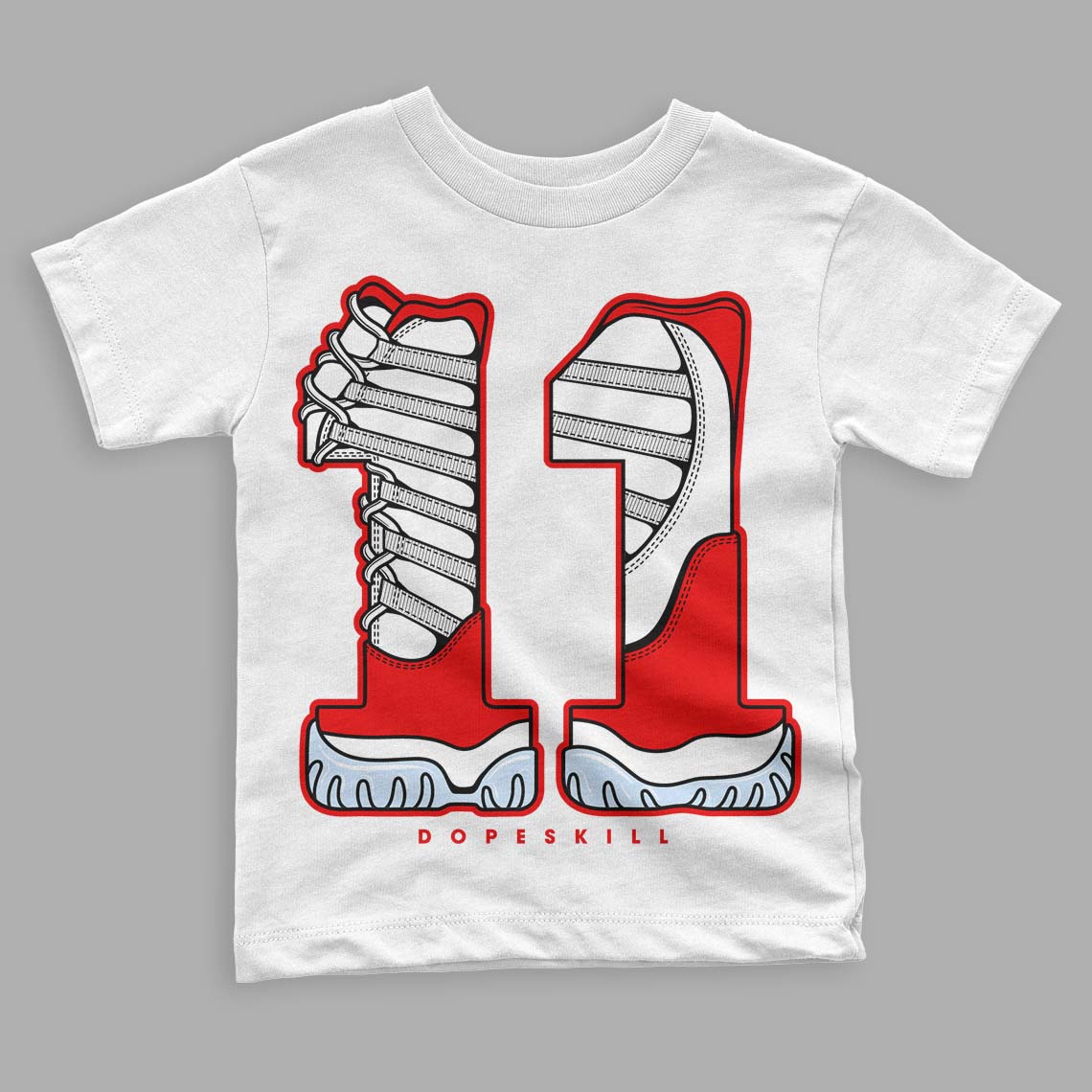 Cherry 11s  DopeSkill Toddler Kids T-shirt No.11 Graphic