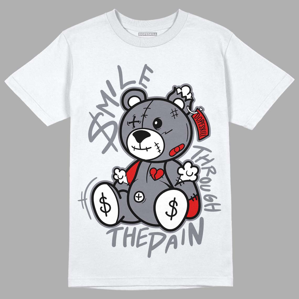 Fire Red 9s DopeSkill T-Shirt BEAN Graphic