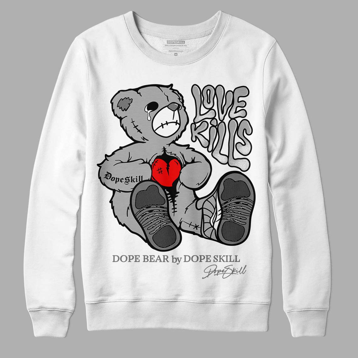 Stealth 12s DopeSkill Sweatshirt Love Kills Graphic