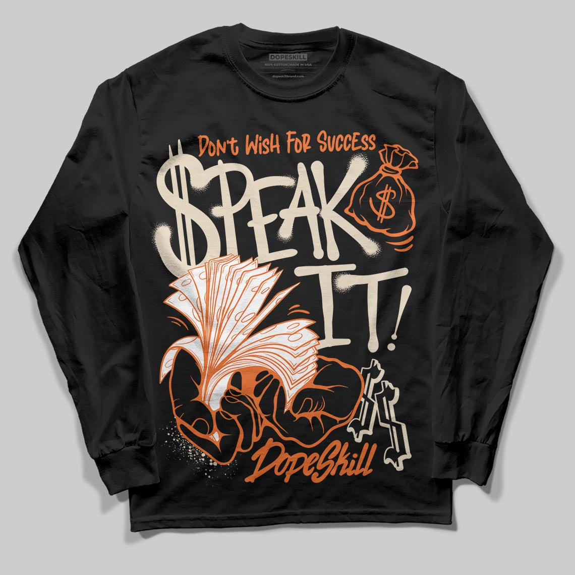 Starfish 3s DopeSkill Long Sleeve T-Shirt Speak It Graphic