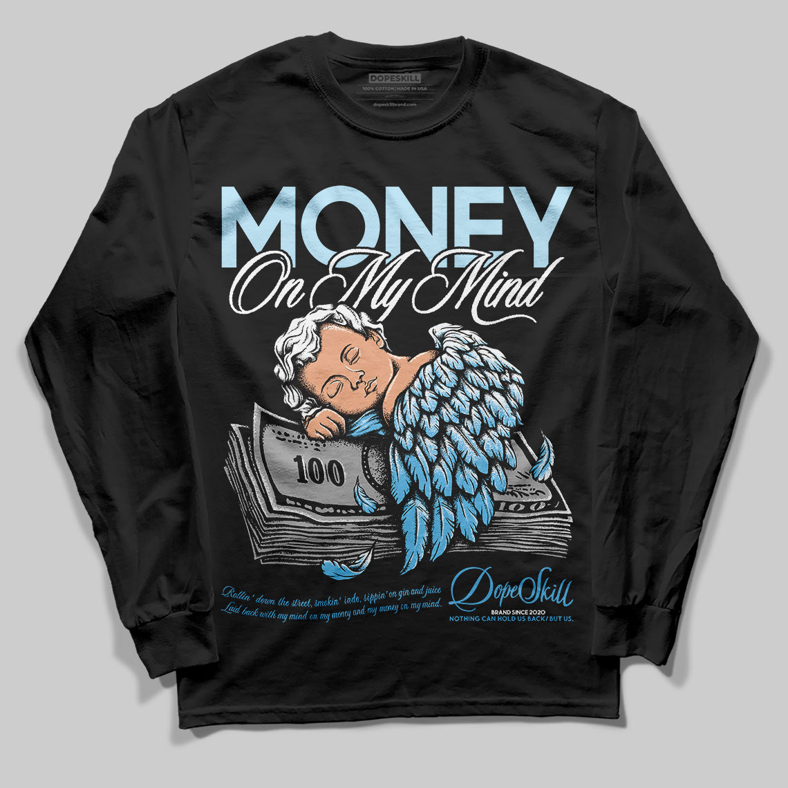 Legend Blue 11s DopeSkill Long Sleeve T-Shirt MOMM Graphic