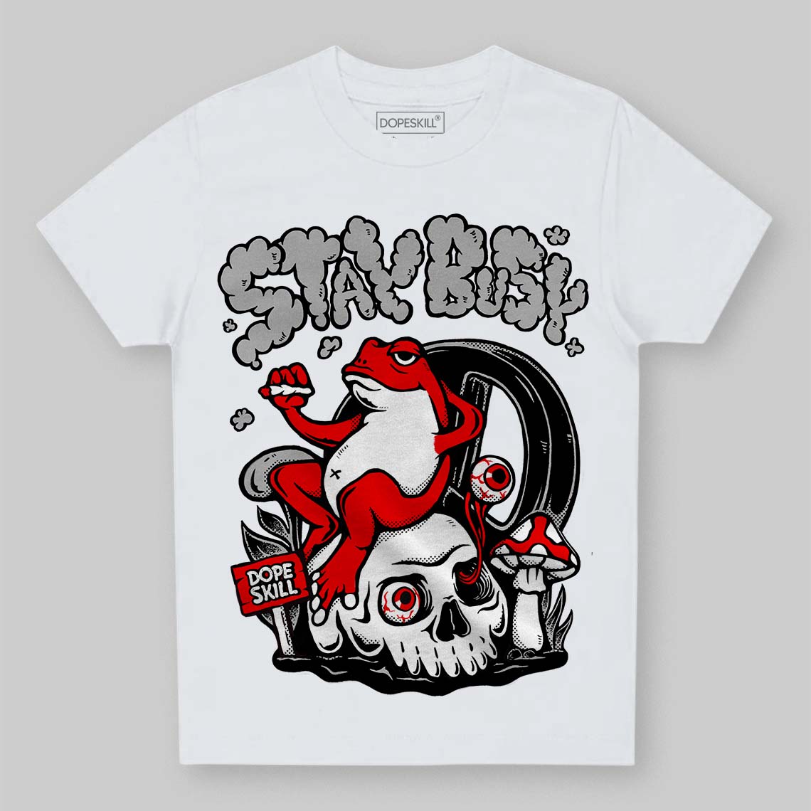 Panda White Black Dunk DopeSkill Toddler Kids T-shirt Stay Busy Graphic