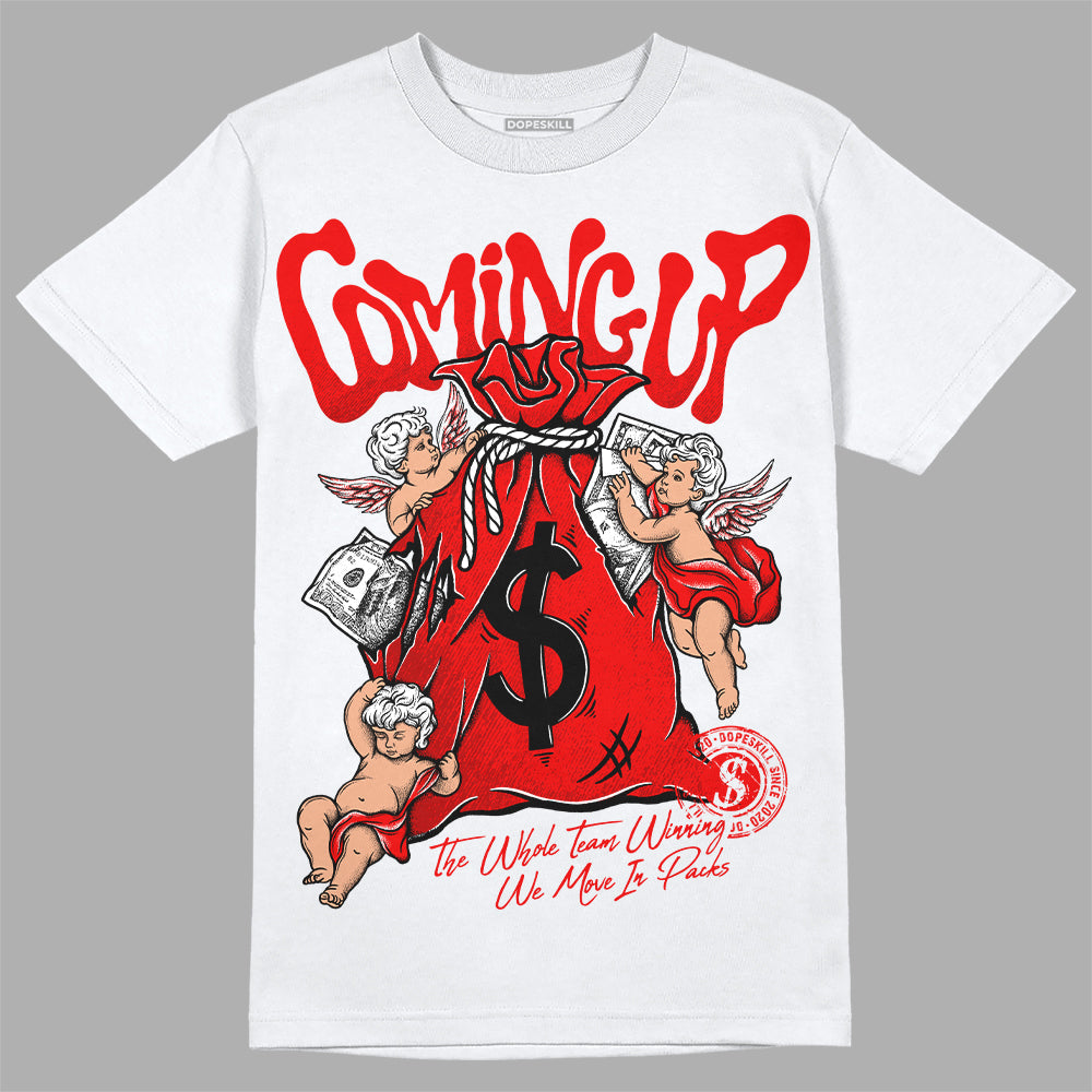 Cherry 12s DopeSkill T-Shirt Money Bag Coming Up Graphic