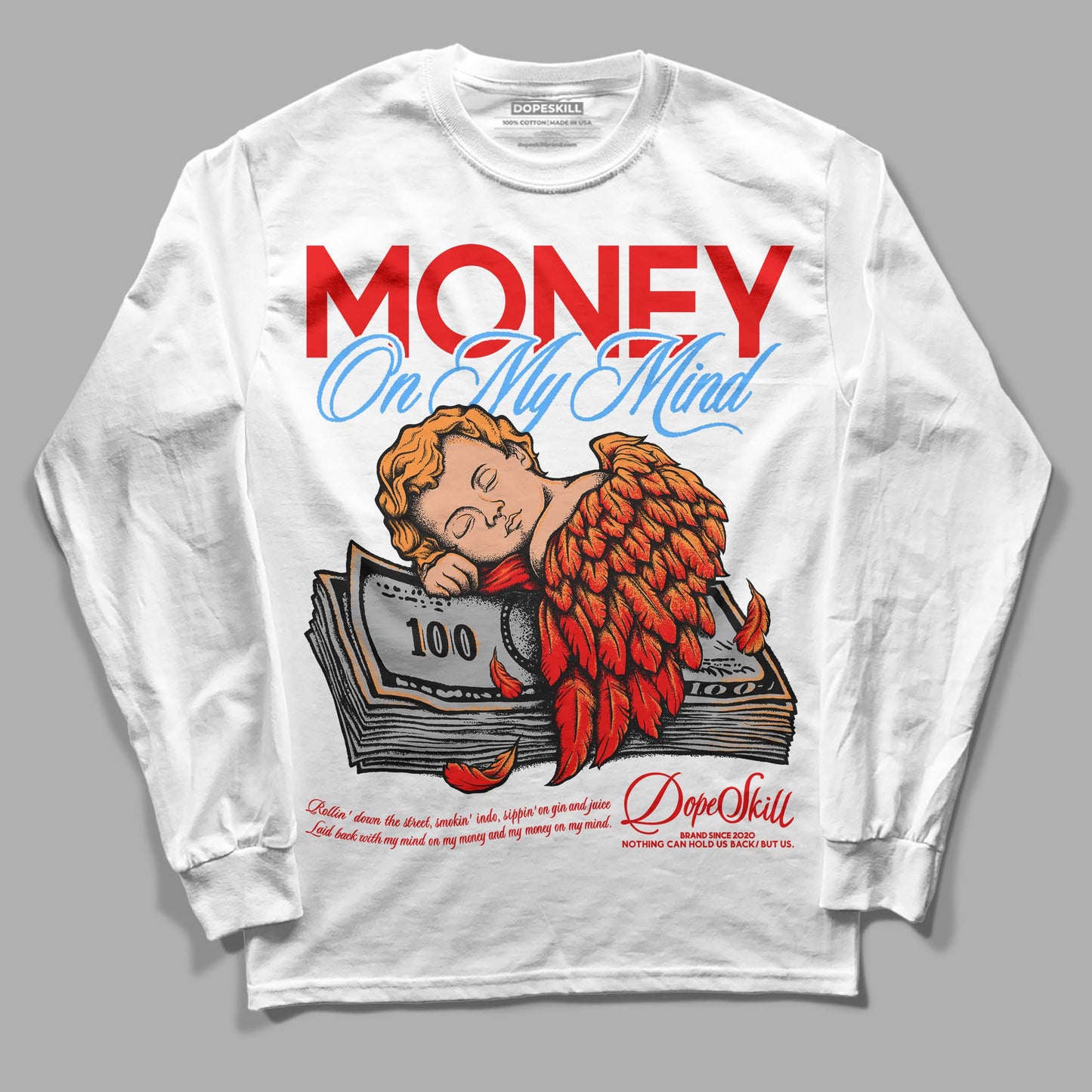 Cherry 11s DopeSkill Long Sleeve T-Shirt MOMM Graphic