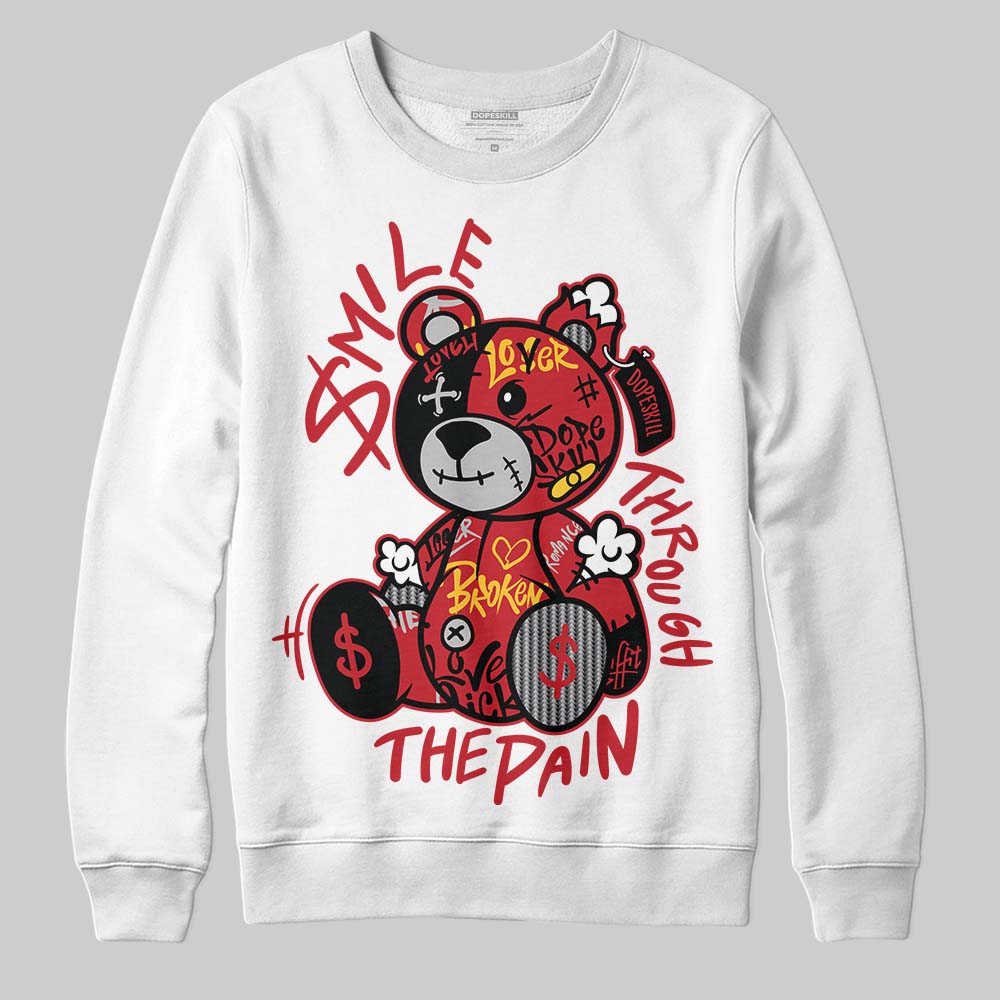 Ferrari 14s DopeSkill Sweatshirt Smile Through The Pain Graphic