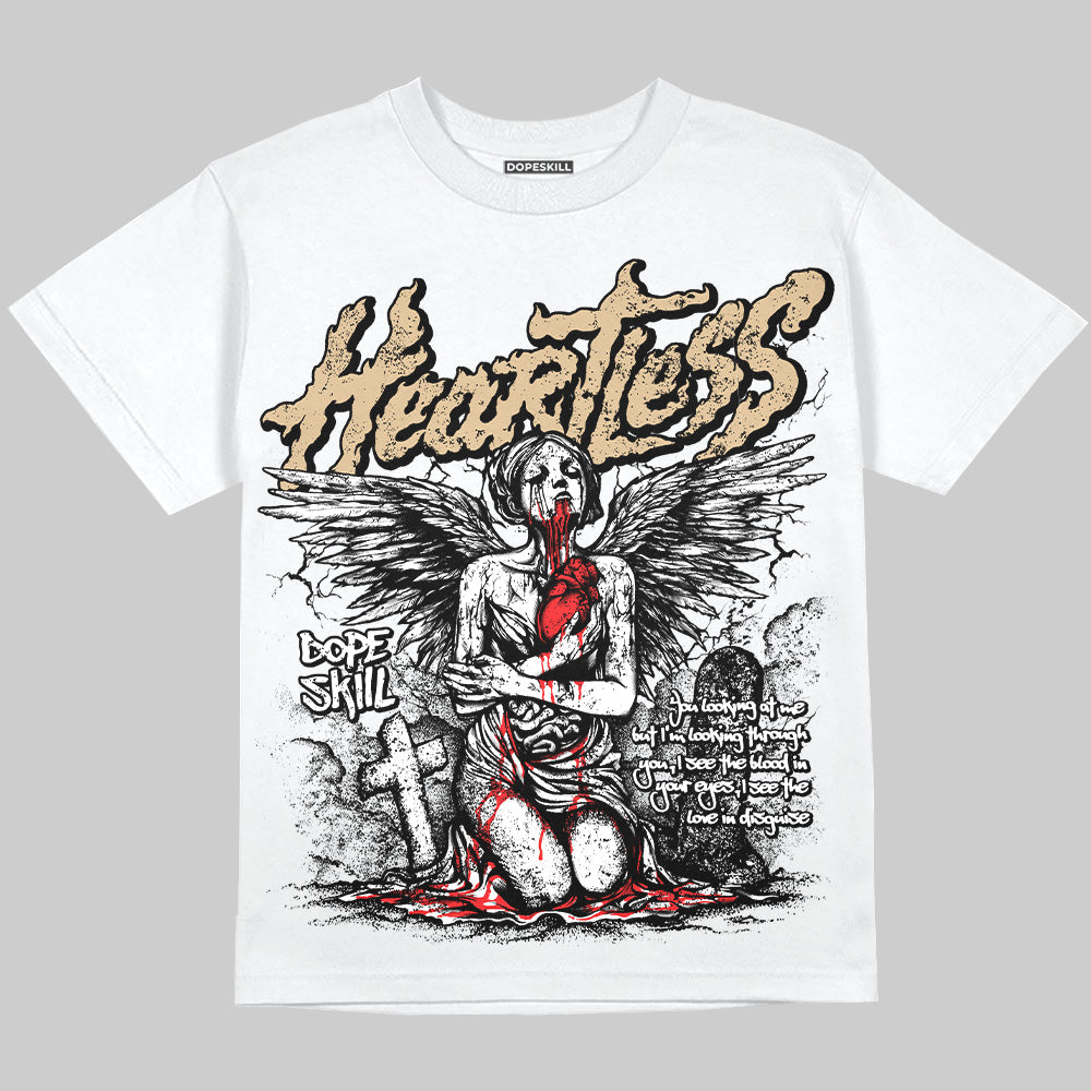 TAN Collection DopeSkill Oversize Print T-Shirt Heartless Graphic