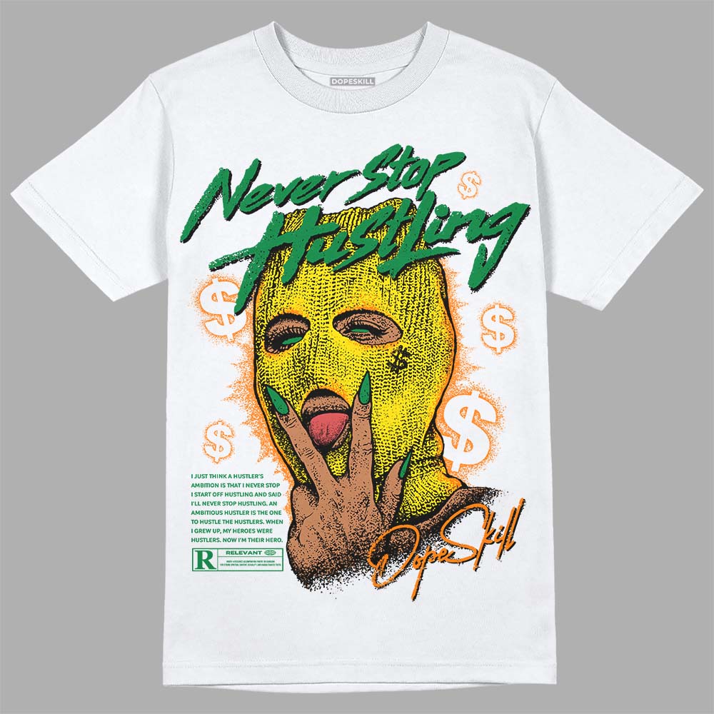 Dunk Reverse Brazil DopeSkill T-Shirt Never Stop Hustling Graphic