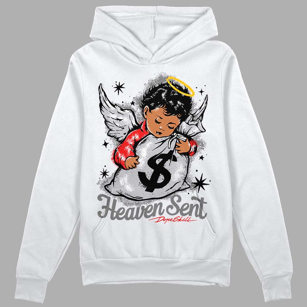 Grey Collection DopeSkill Hoodie Sweatshirt Heaven Sent Graphic