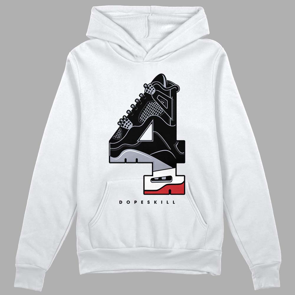 Bred Reimagined 4s DopeSkill Hoodie Sweatshirt No.4 Graphic
