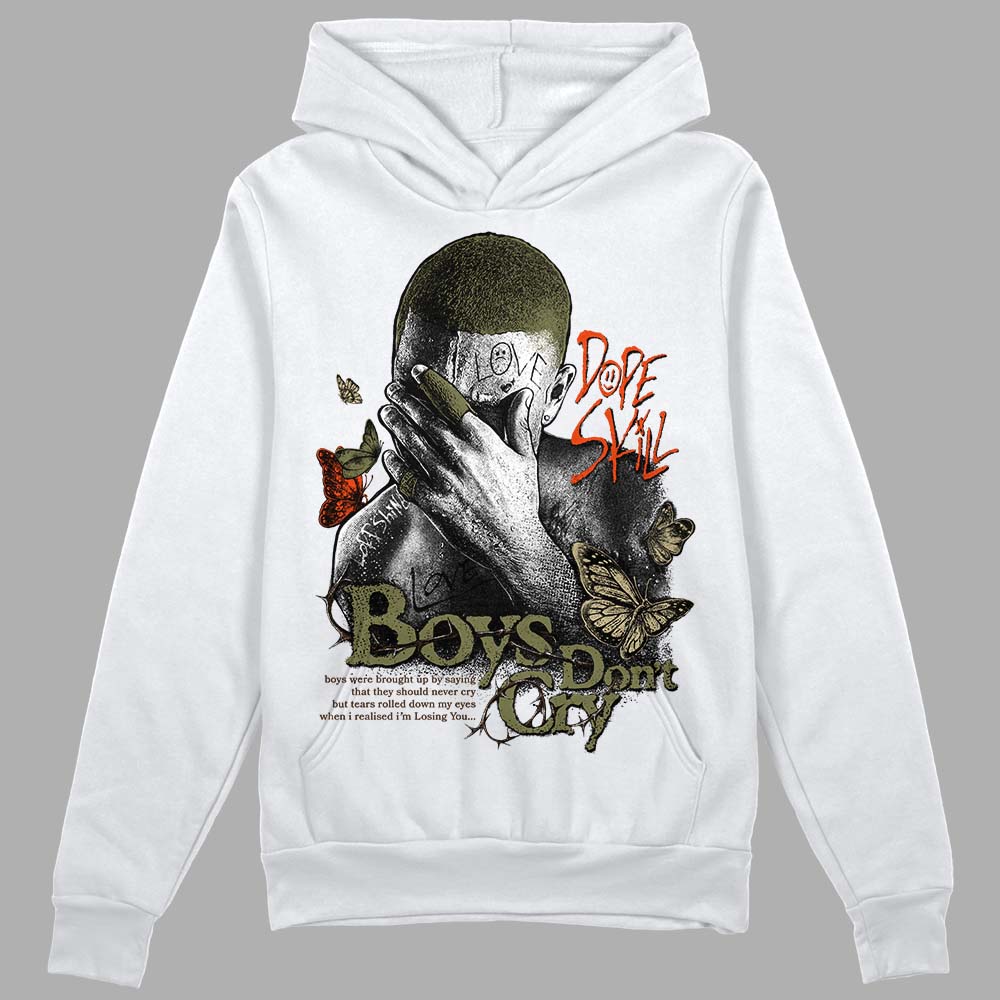 Olive Collection DopeSkill Hoodie Sweatshirt Boys Don't Cry Graphic