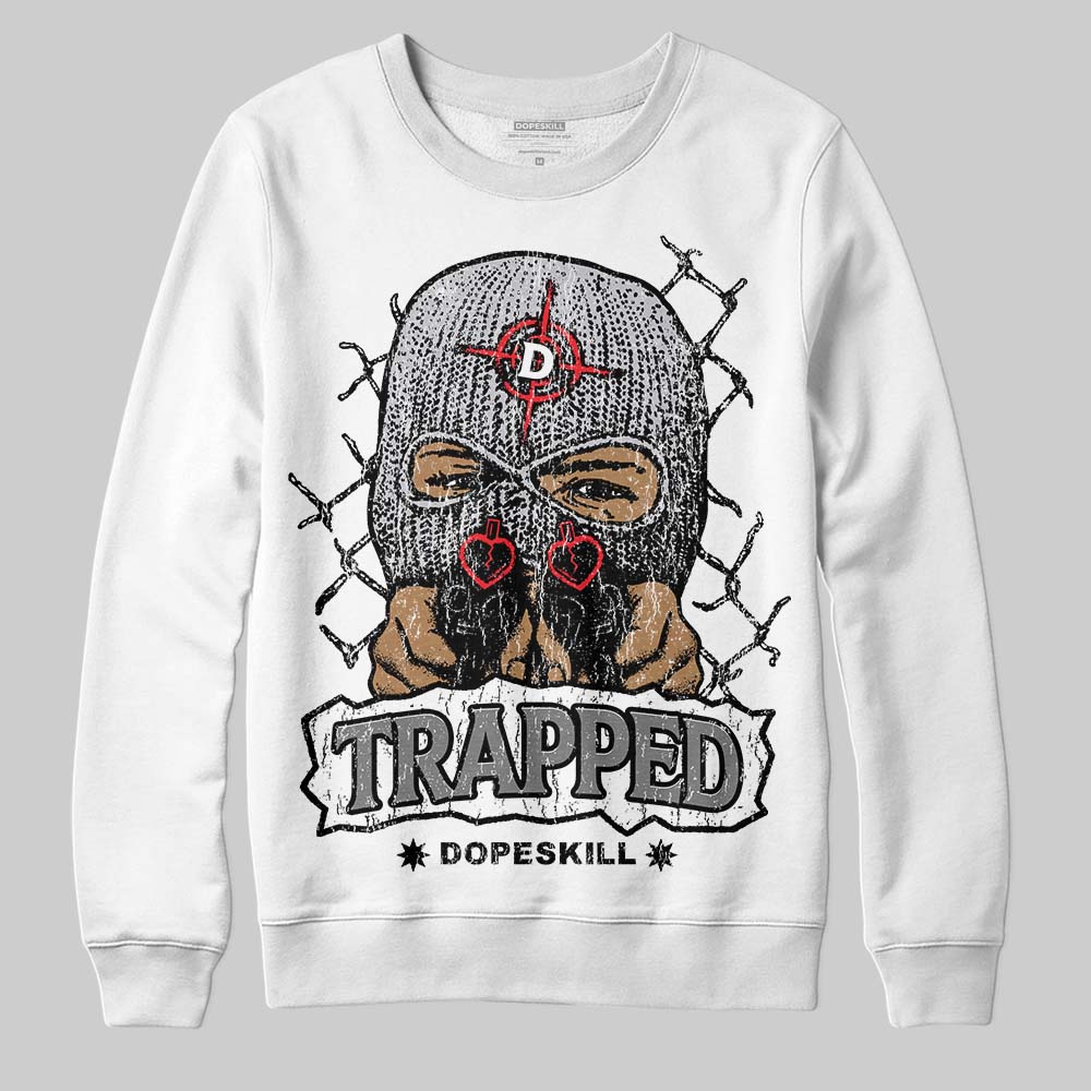Grey Collection DopeSkill Sweatshirt New Trapped Graphic