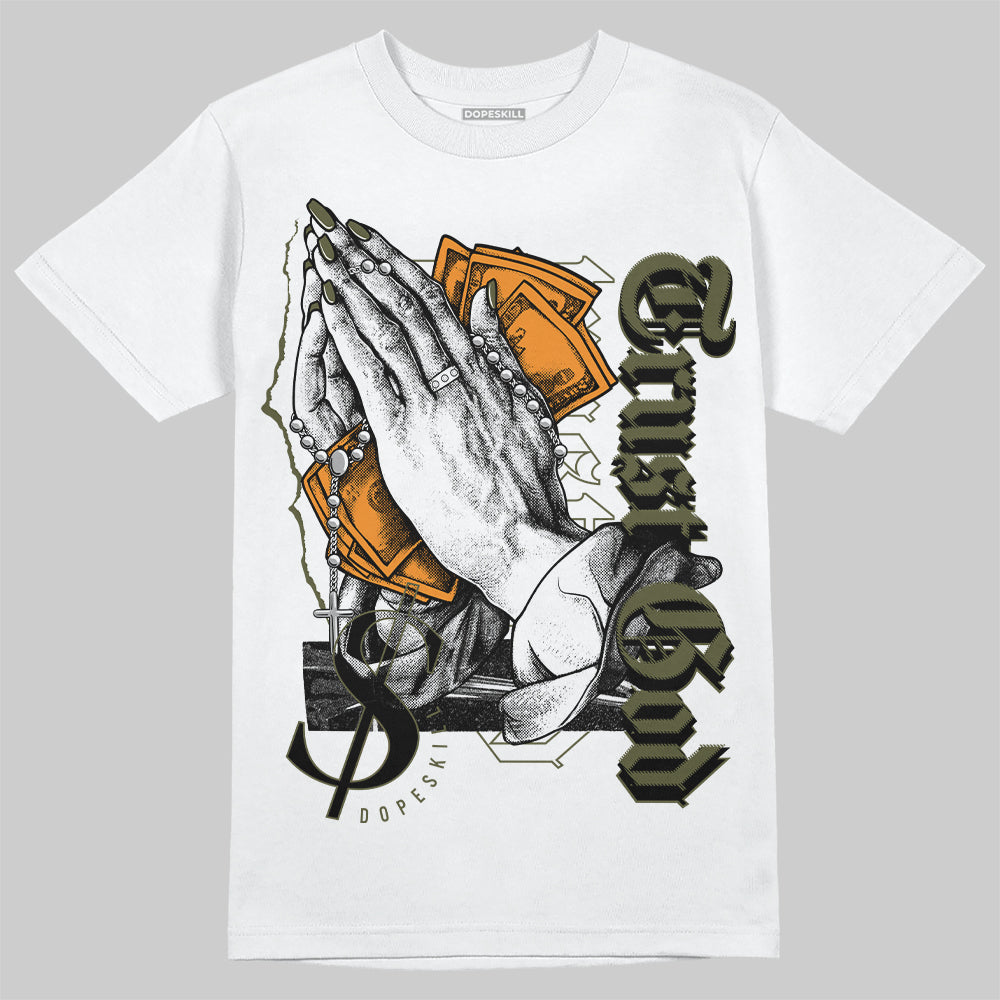 Olive 5s DopeSkill T-Shirt Trust God Graphic