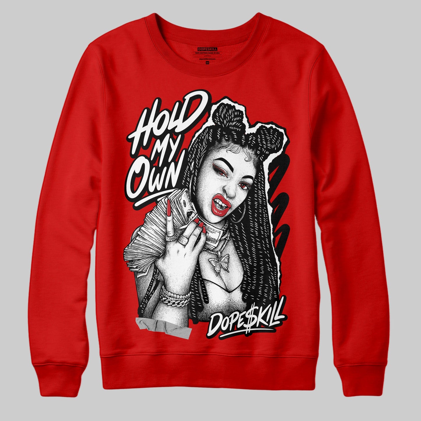 Bred Velvet 11s DopeSkill Red Sweatshirt New H.M.O Graphic