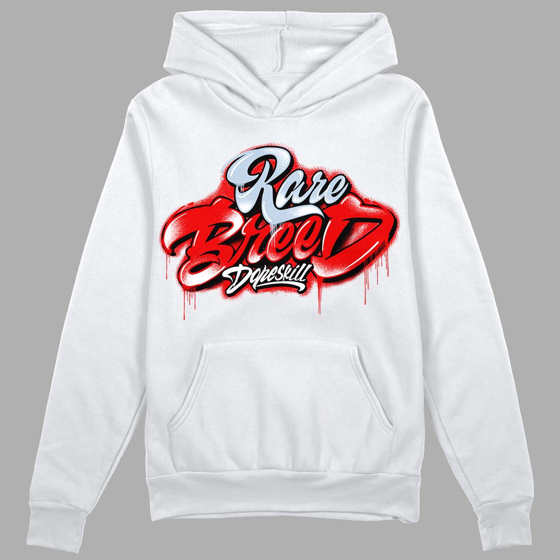 Cherry 11s DopeSkill Hoodie Sweatshirt Rare Breed Type Graphic