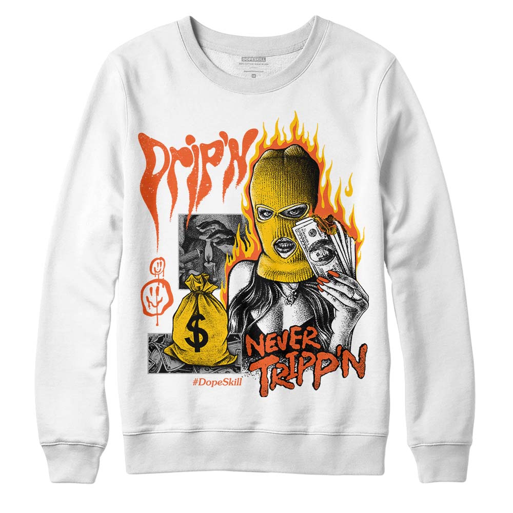 Georgia Peach 3s DopeSkill Sweatshirt Drip'n Never Tripp'n Graphic