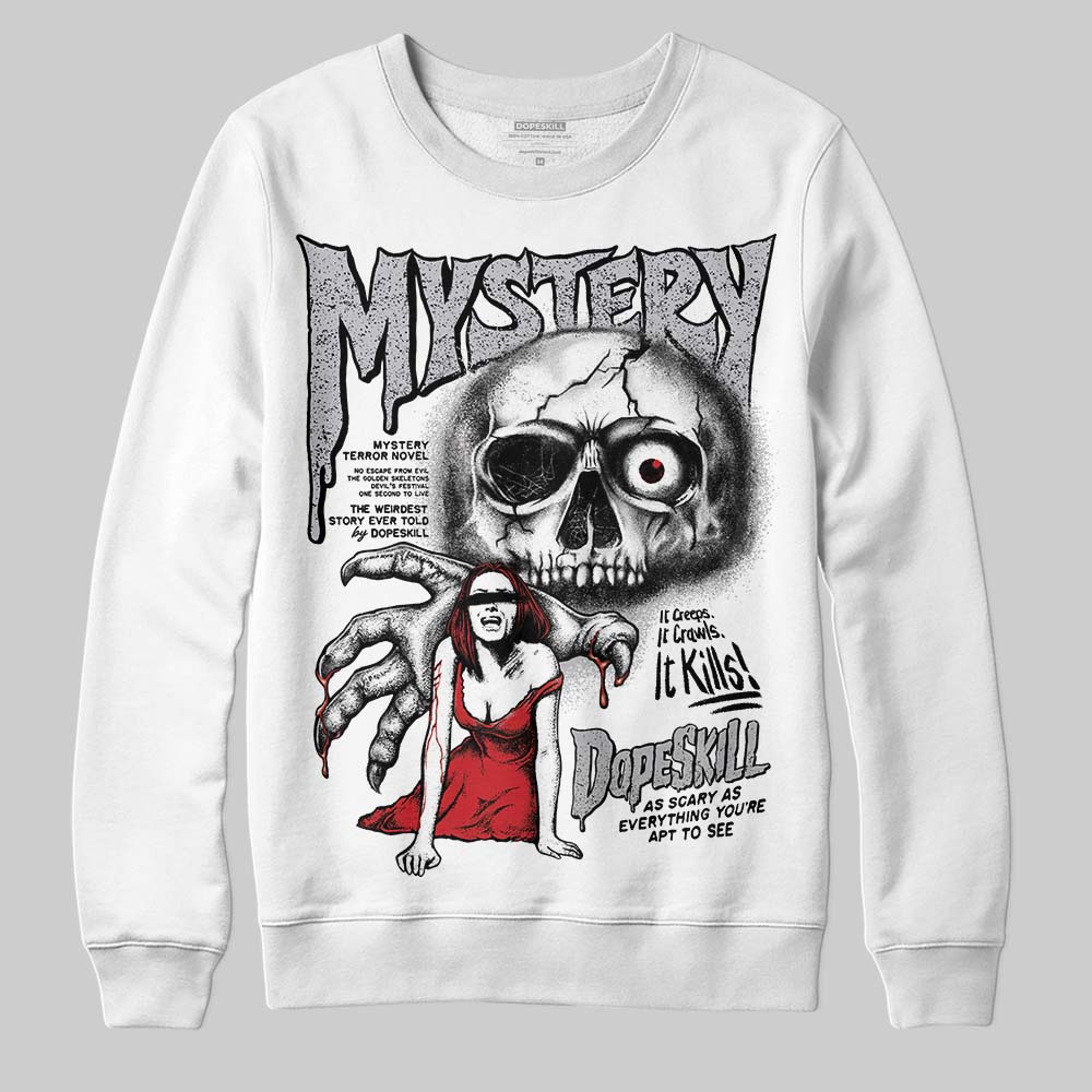 White Cement 4s DopeSkill Sweatshirt Mystery Ghostly Grasp Graphic