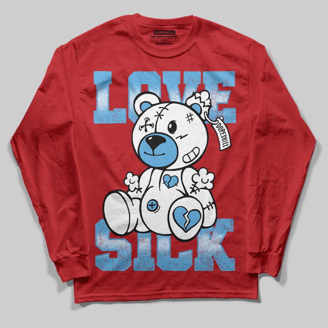 Cherry 11s DopeSkill Long Sleeve T-Shirt Love Sick Graphic
