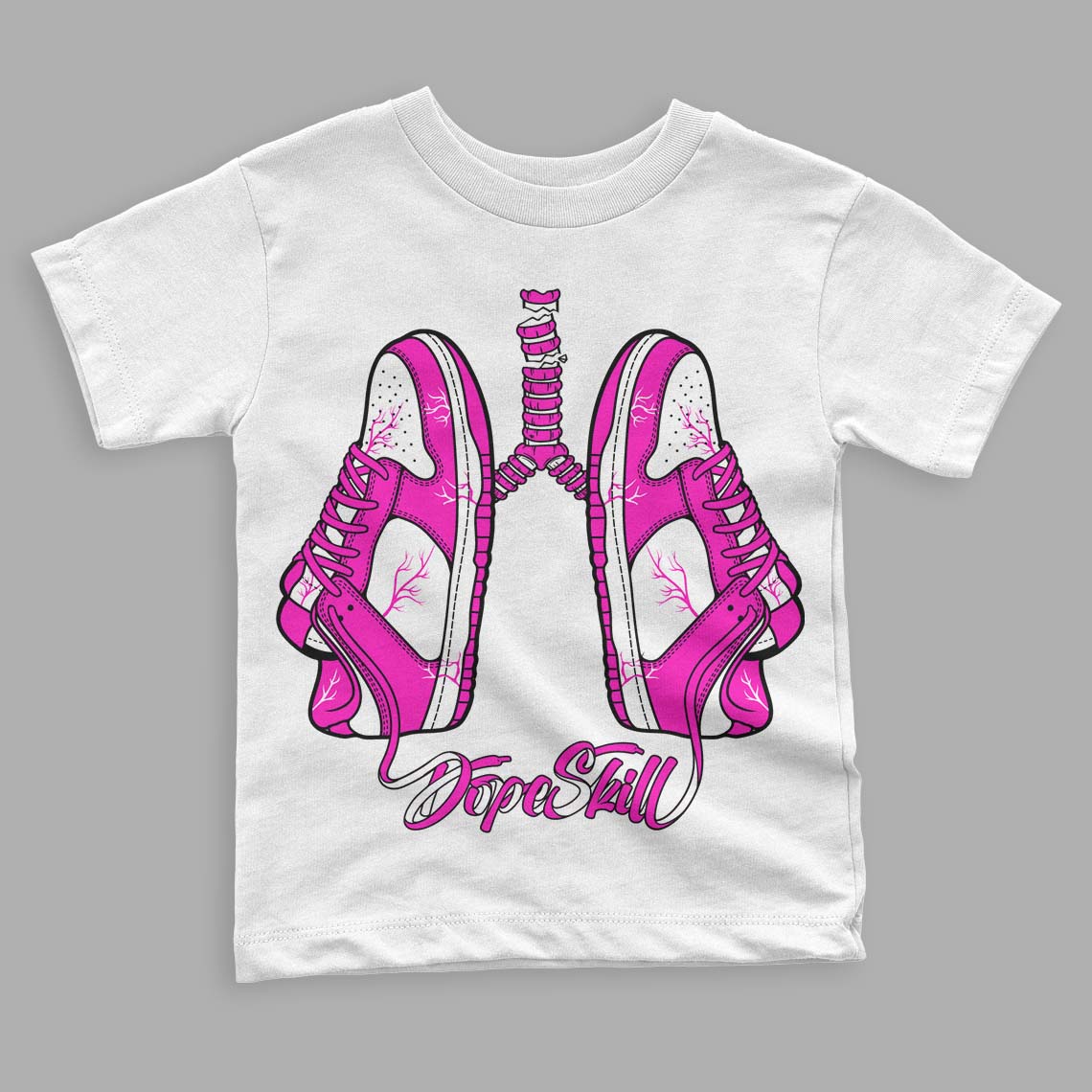 Dunk Low Active Fuchsia DopeSkill Toddler Kids T-shirt Breathe Graphic