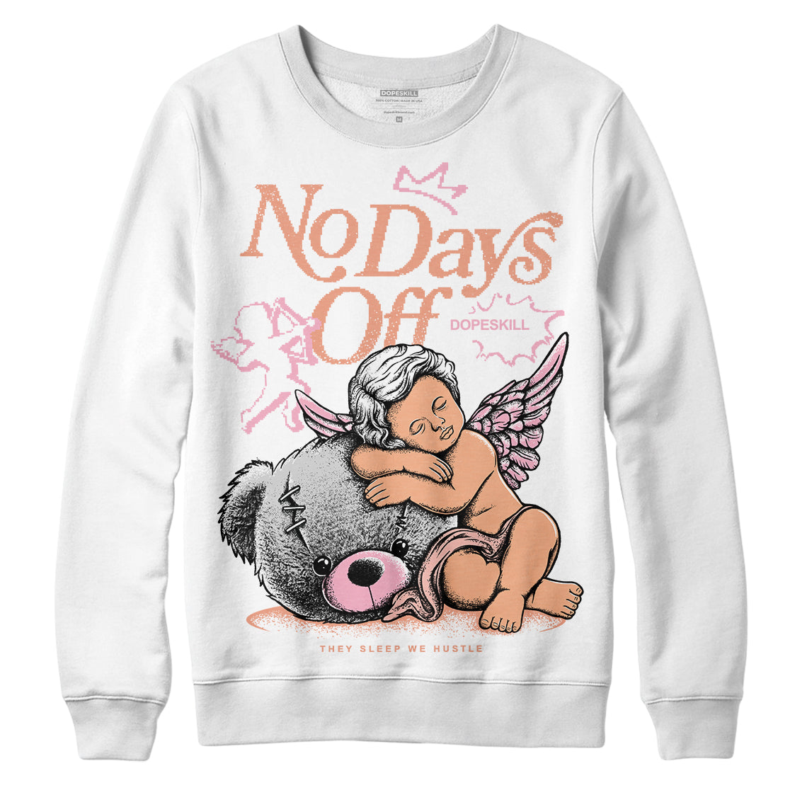 Legend Pink 11s DopeSkill Sweatshirt New No Days Off Graphic