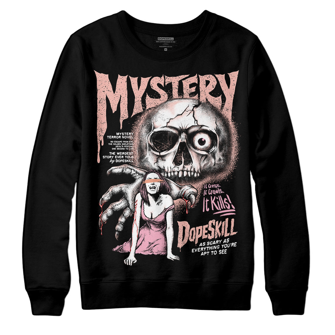 Legend Pink 11s DopeSkill Sweatshirt Mystery Ghostly Grasp Graphic