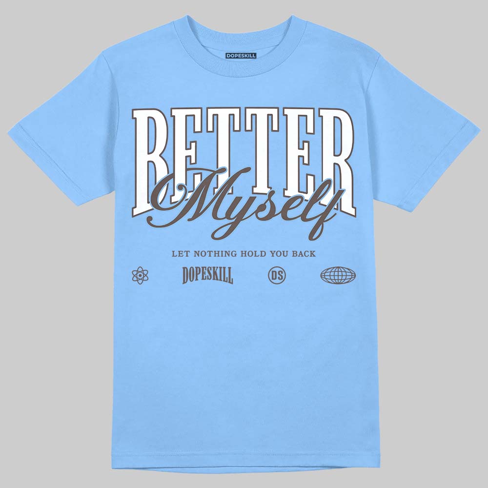 Handball Spezial Light Blue DopeSkill T-Shirt Better Myself Graphic