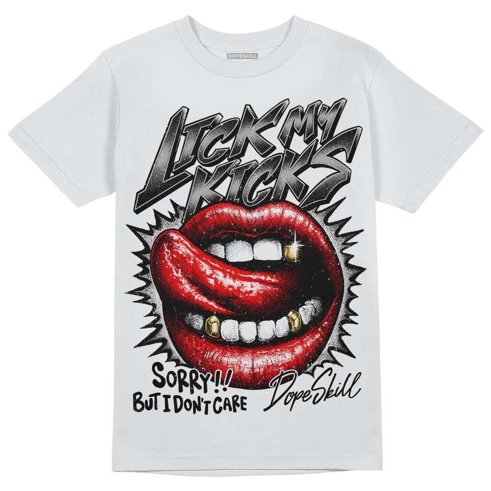 Black and White Collection DopeSkill T-Shirt Lick My Kicks Graphic