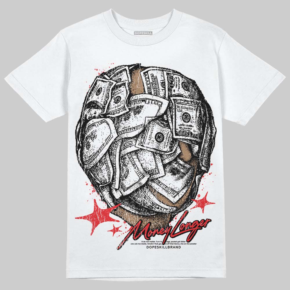 Cherry 11s DopeSkill T-Shirt Money Longer Graphic