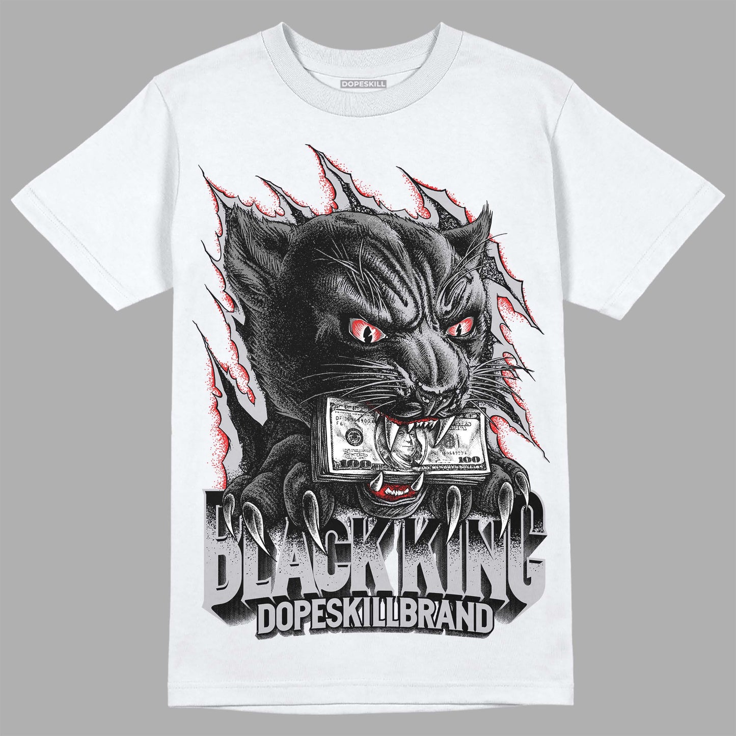 Grey Collection DopeSkill T-Shirt Black King Graphic