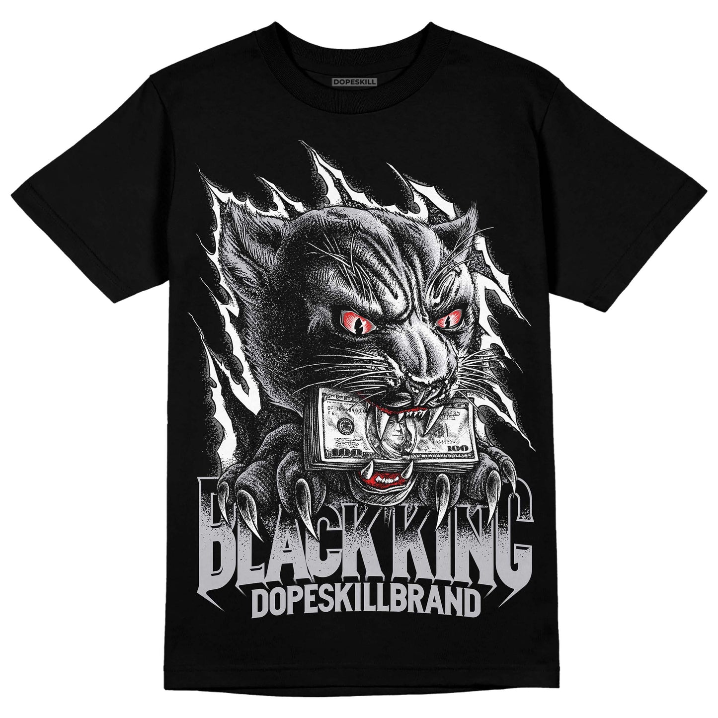 Grey Collection DopeSkill T-Shirt Black King Graphic