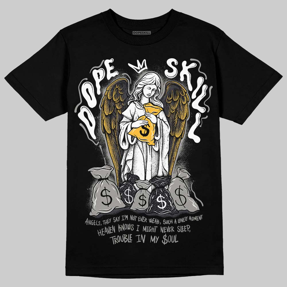 Black Cat 3s DopeSkill T-Shirt Angels Graphic