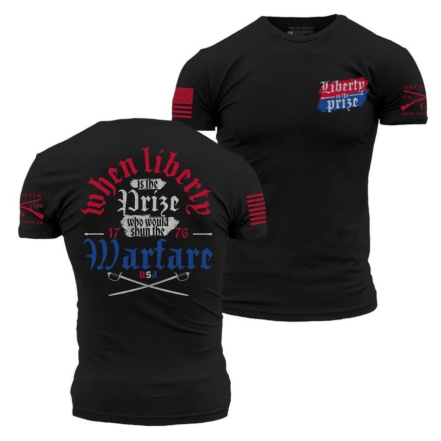Liberty Is The Prize T-Shirt - Black