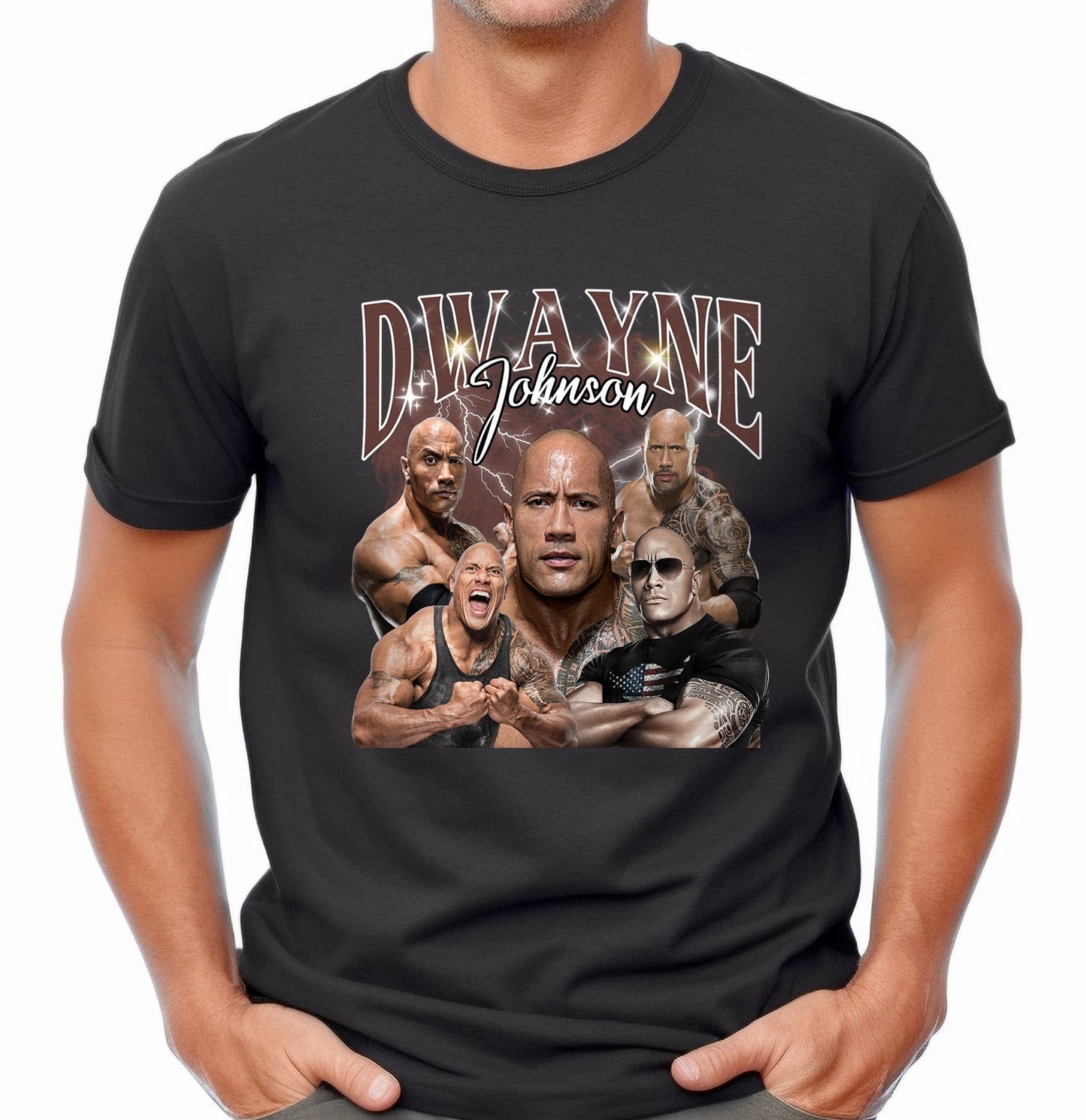 Dwayne Johnson Wrestler T-Shirt -