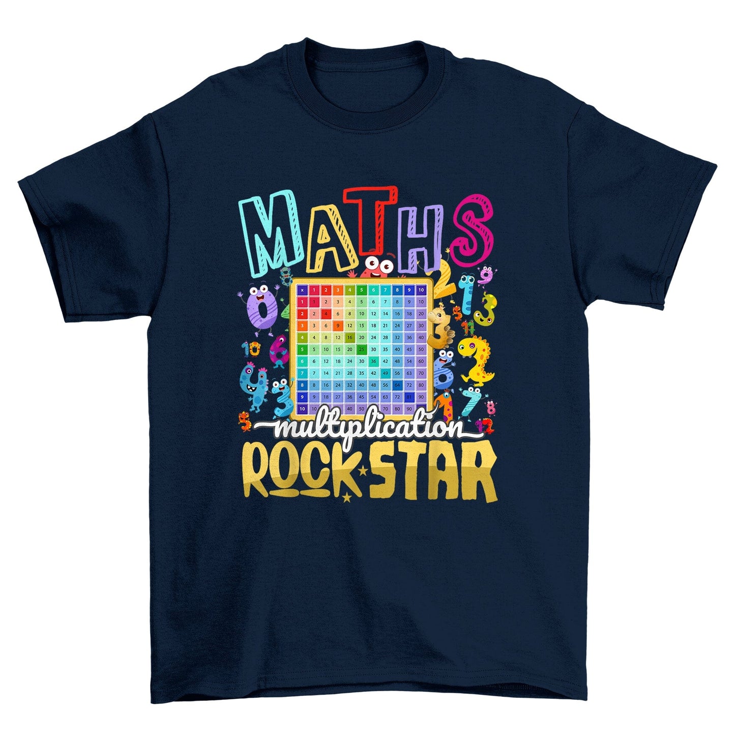 Math Rockstar Number Day Kids Tee