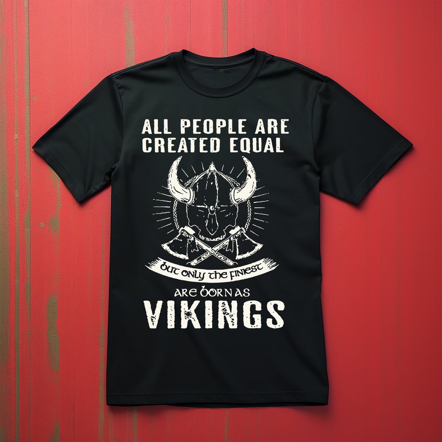 Only the Finest are Born Vikings T-Shirt